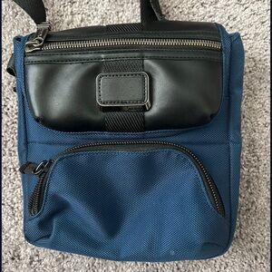 Tumi Crossbrody leather and nylon bag